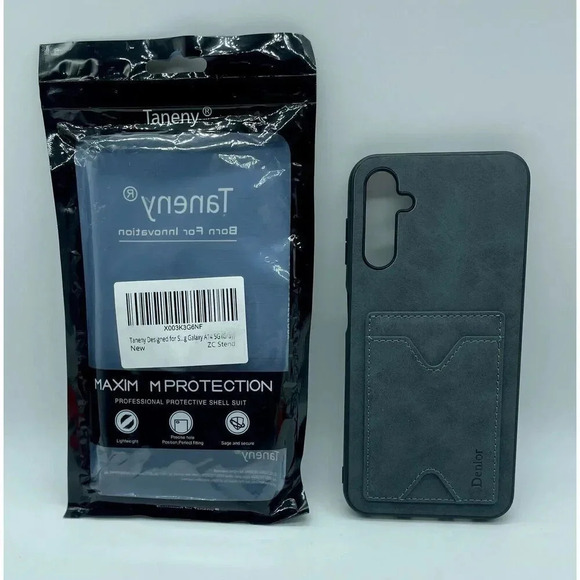 Leather Wallet Case with Card Holder Kickstand for Samsung Galaxy A14 5G Gray - Picture 2 of 10